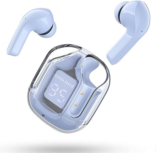 Wireless Bluetooth headphones with LED display